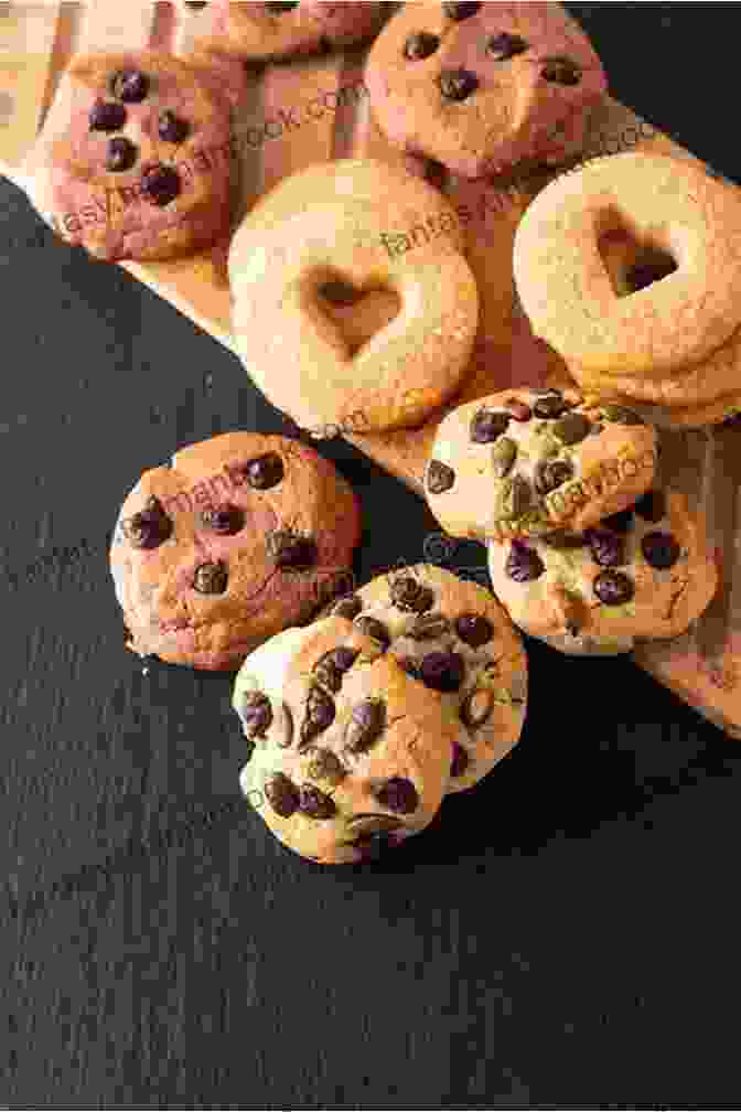 A Tantalizing Assortment Of Homemade Cookies On A Wooden Table, Featuring Close Ups Of Chocolate Chip, Oatmeal Raisin, Sugar, And Peanut Butter Cookies. Four Famous Cookie Recipes: Independent Author