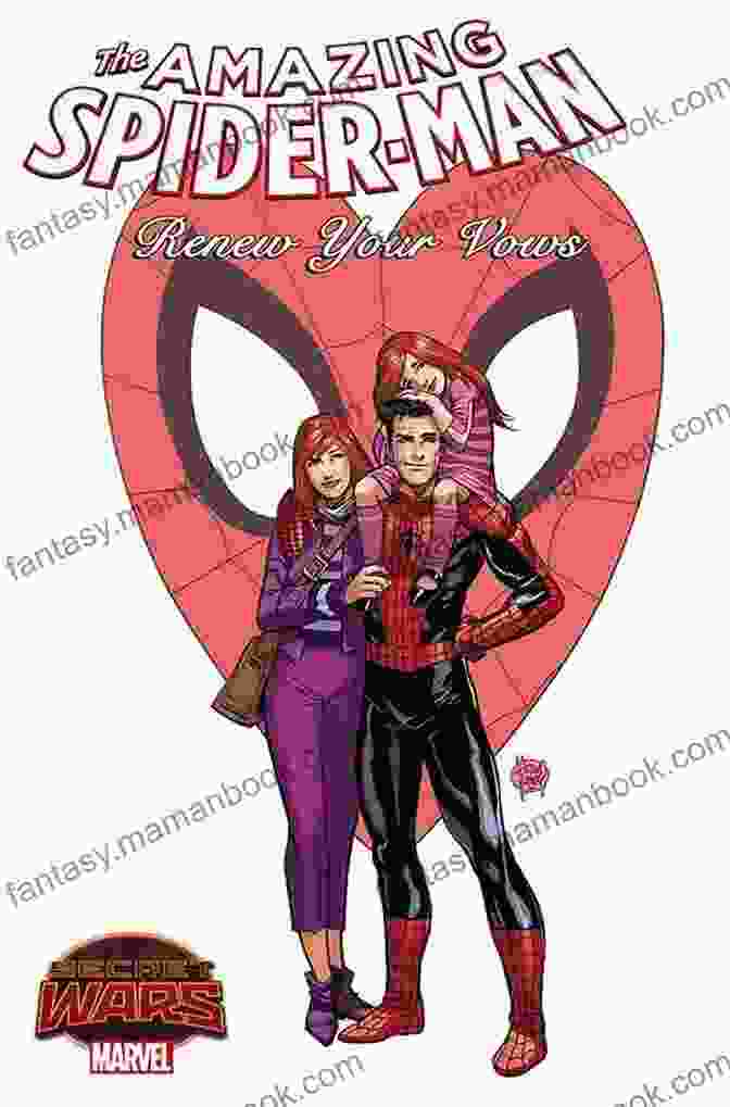 Amazing Spider Man: Renew Your Vows 2024 Cover Art Featuring Peter Parker, Mary Jane Watson, And Their Daughter, Annie. Amazing Spider Man: Renew Your Vows (2024) #5