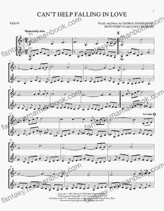 Can't Help Falling In Love Sheet Music 10 Romantic Pieces For Tenor Or Soprano Saxophone Duet: Easy To Intermediate