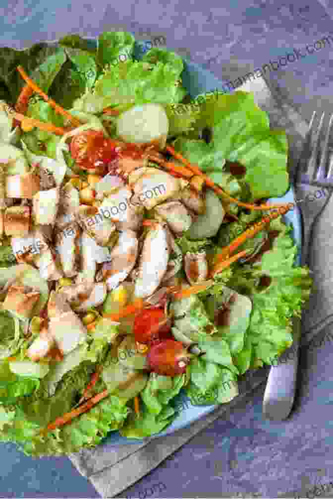Grilled Chicken Salad With Mixed Greens DASH PLAN: Over 70 Fast To Table And Full Of Flavor Diet Recipes For Your And Family