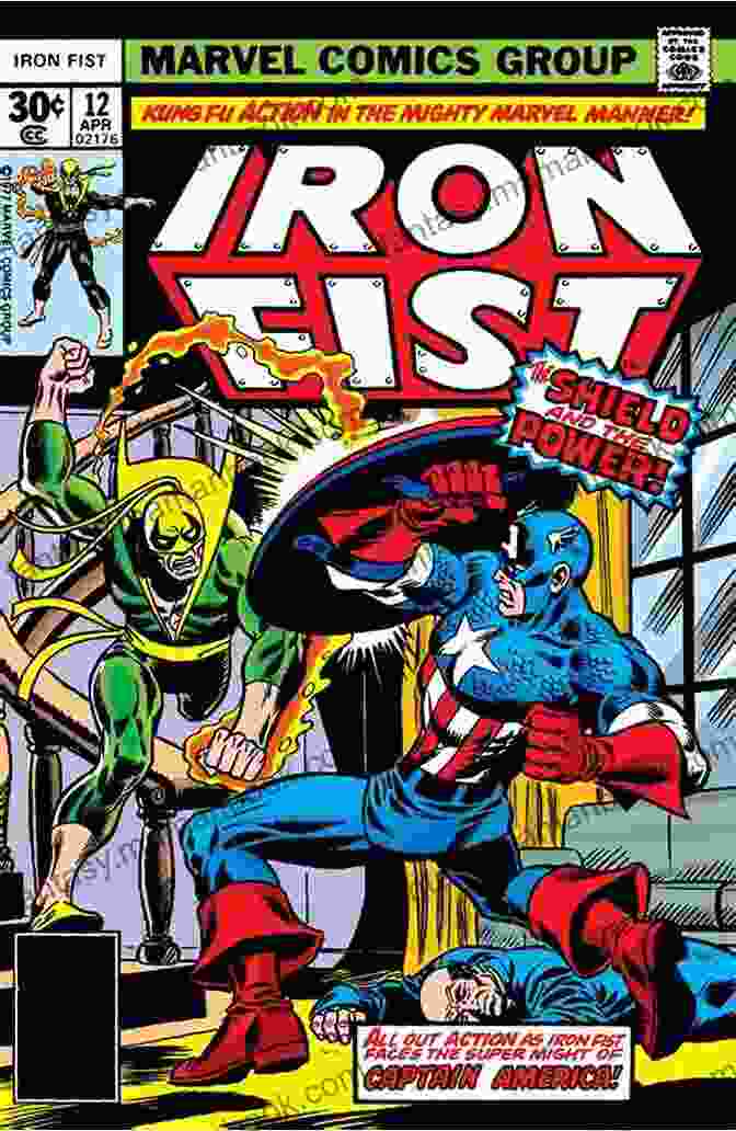 Iron Fist #12 Cover By John Byrne From 1977, Featuring Iron Fist Facing Off Against The Villain Sabretooth Iron Fist (1975 1977) #12 John Byrne