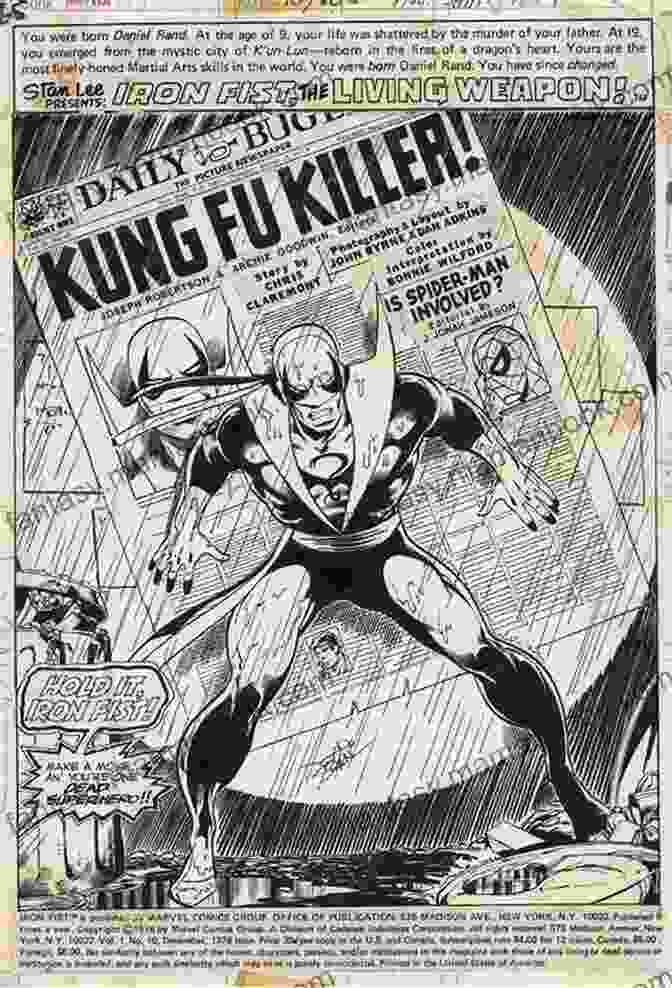 Iron Fist #12 Splash Page By John Byrne From 1977, Featuring Iron Fist Battling The Steel Serpent Iron Fist (1975 1977) #12 John Byrne