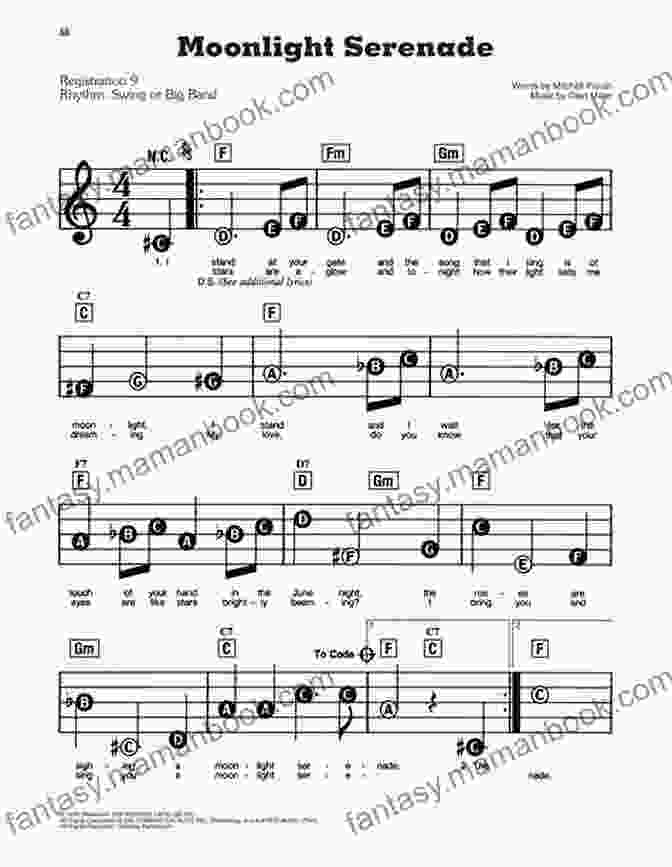 Moonlight Serenade Sheet Music 10 Romantic Pieces For Tenor Or Soprano Saxophone Duet: Easy To Intermediate