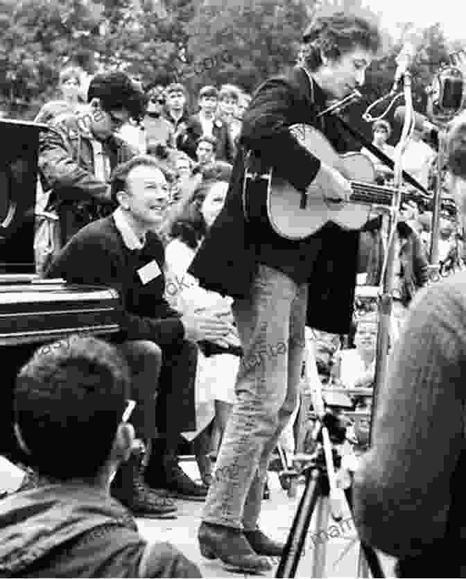 Pete Seeger Playing The Guitar On Stage At The Newport Folk Festival. Let Your Voice Be Heard: The Life And Times Of Pete Seeger