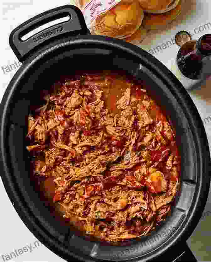 Slow Cooker Pulled Pork With Whole Wheat Buns DASH PLAN: Over 70 Fast To Table And Full Of Flavor Diet Recipes For Your And Family