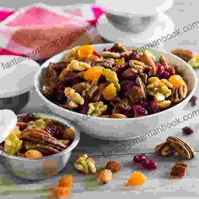 Trail Mix With Nuts, Seeds, And Dried Fruit DASH PLAN: Over 70 Fast To Table And Full Of Flavor Diet Recipes For Your And Family