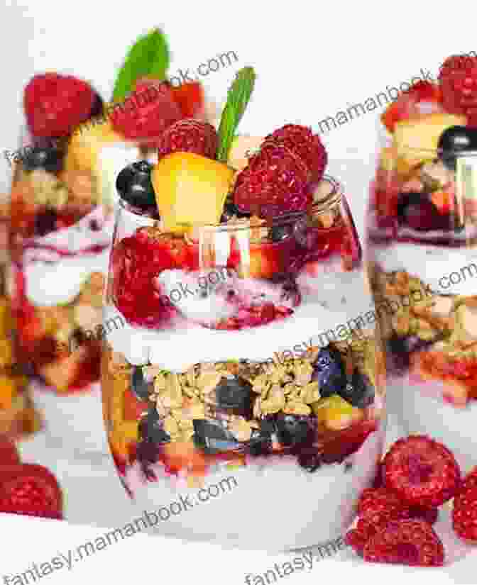 Yogurt Parfait With Granola And Fruit DASH PLAN: Over 70 Fast To Table And Full Of Flavor Diet Recipes For Your And Family