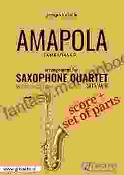Amapola Saxophone Quartet Score Parts: Rumba/tango
